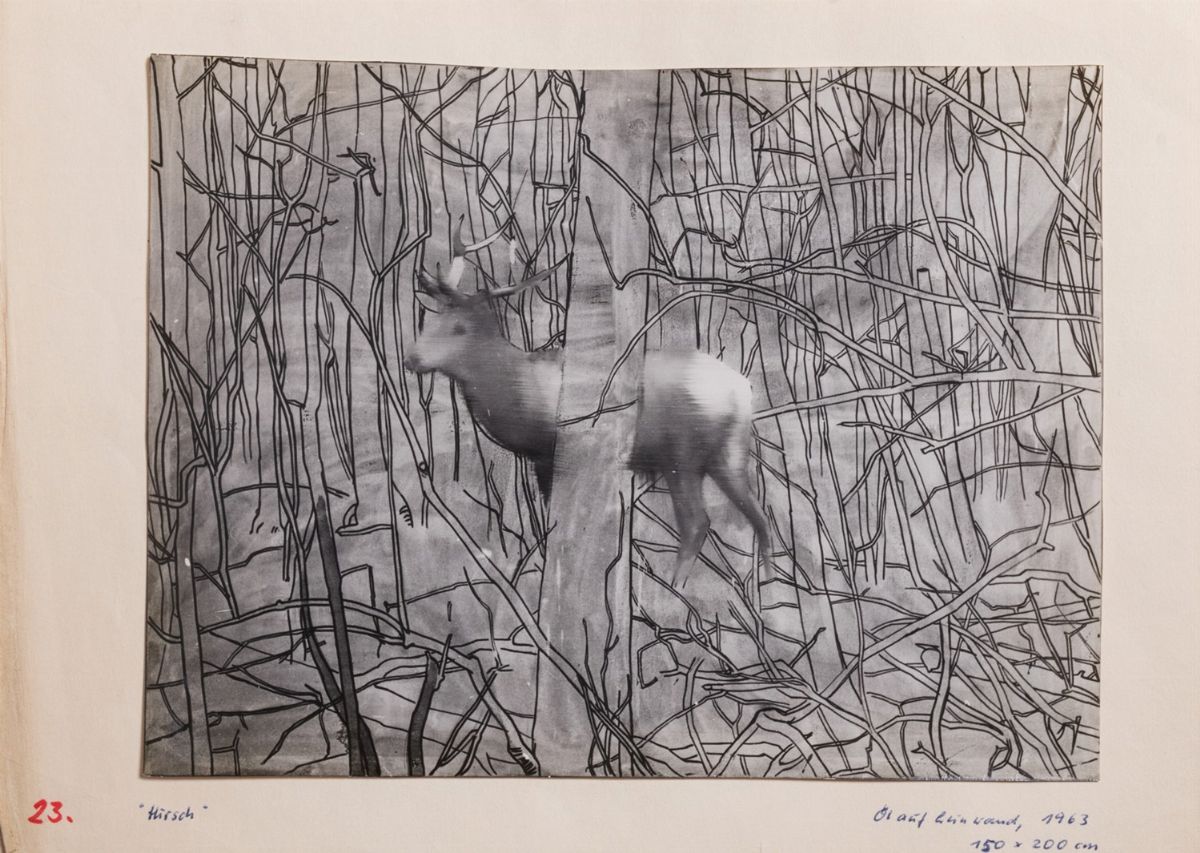 Gerhard Richter - Progetto per la mostra alla galleria La Tartaruga - fotografie stampate a gelat...