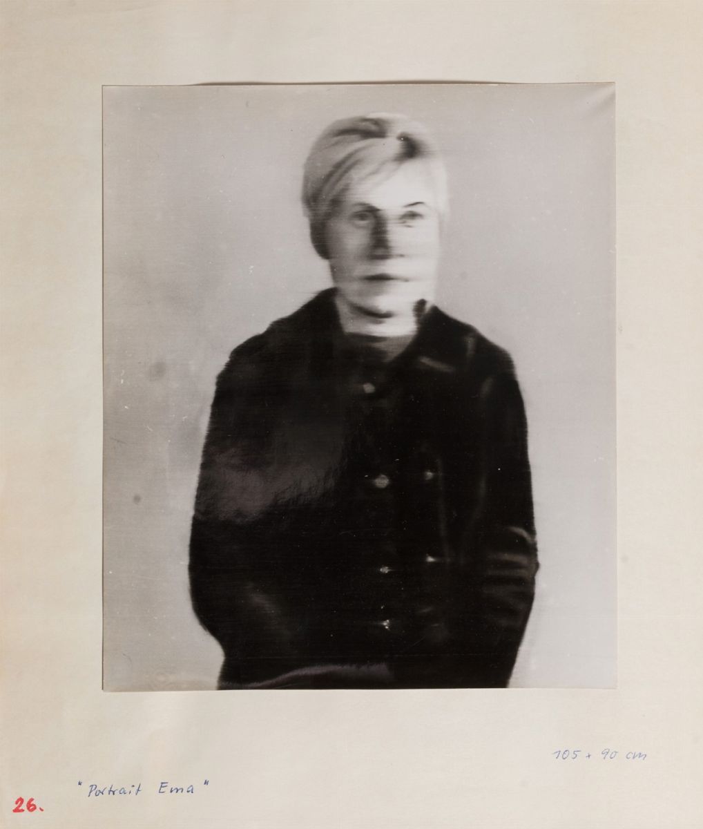 Gerhard Richter - Progetto per la mostra alla galleria La Tartaruga - fotografie stampate a gelat...