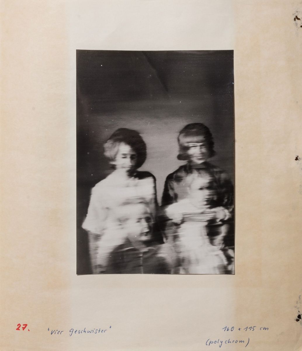 Gerhard Richter - Progetto per la mostra alla galleria La Tartaruga - fotografie stampate a gelat...
