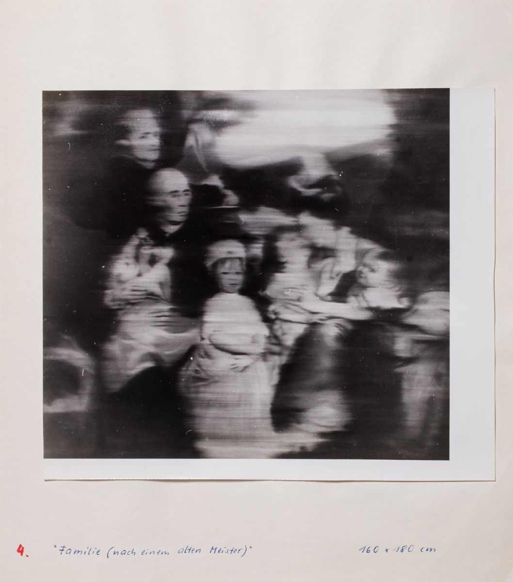 Gerhard Richter - Progetto per la mostra alla galleria La Tartaruga - fotografie stampate a gelat...