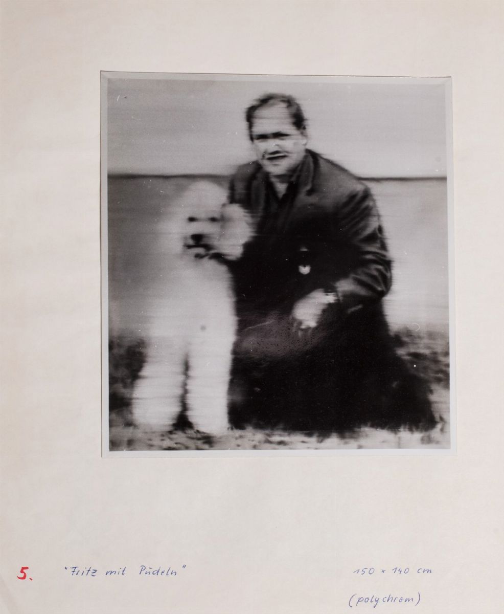 Gerhard Richter - Progetto per la mostra alla galleria La Tartaruga - fotografie stampate a gelat...