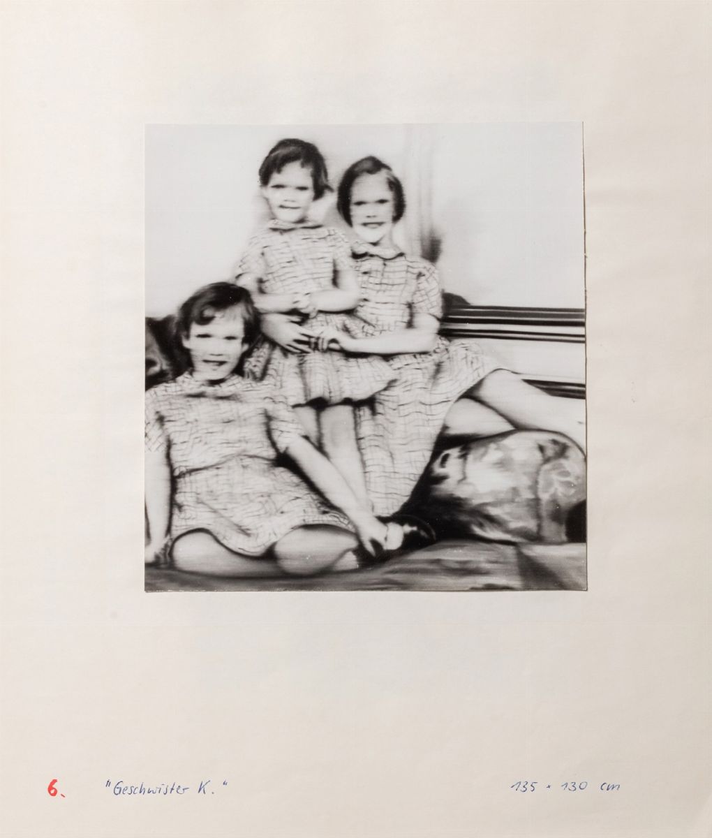 Gerhard Richter - Progetto per la mostra alla galleria La Tartaruga - fotografie stampate a gelat...