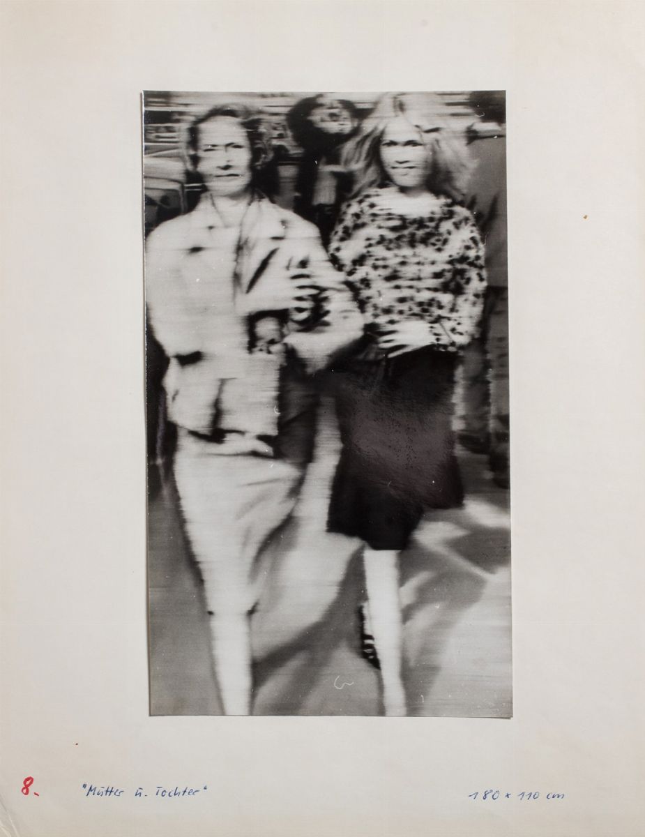 Gerhard Richter - Progetto per la mostra alla galleria La Tartaruga - fotografie stampate a gelat...