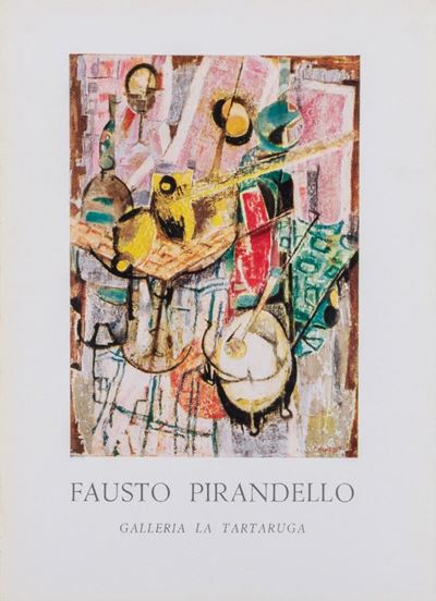 Biglietto di invito alla mostra personale, Roma 1956