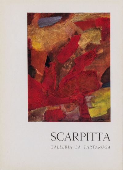 Biglietto di invito alla mostra personale, Galleria La Tartaruga, Roma, 1957