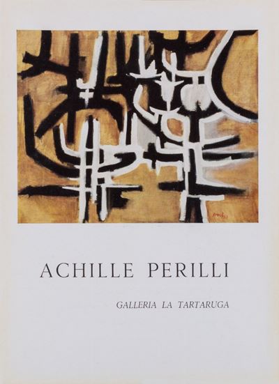 Biglietto di invito per la mostra personale, Galleria La Tartaruga, Roma