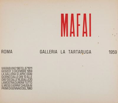 Mostra personale - Locandina invito
