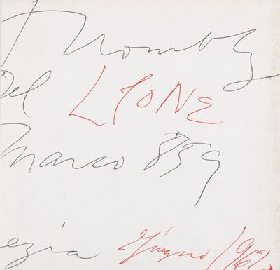 Invito alla mostra personale, Galleria del Leone, Venezia, 1962