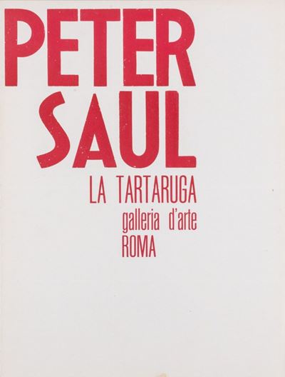 Catalogo della prima mostra personale in Italia