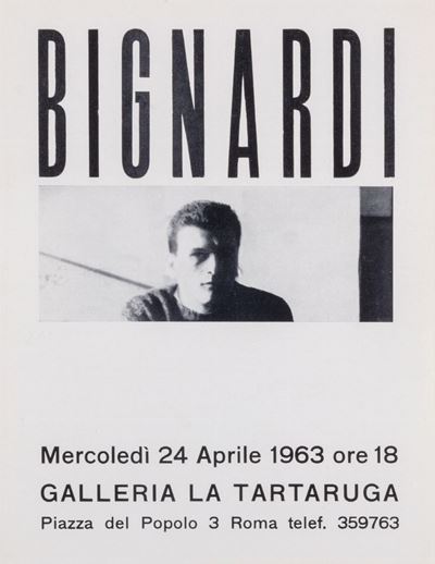 Catalogo della mostra personale - Galleria La Tartaruga, Roma 1963