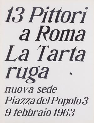 Mostra inaugurale della nuova sede, 1963