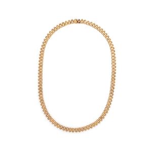 COLLANA IN ORO ROSSO, CIRCA 1940 
catena