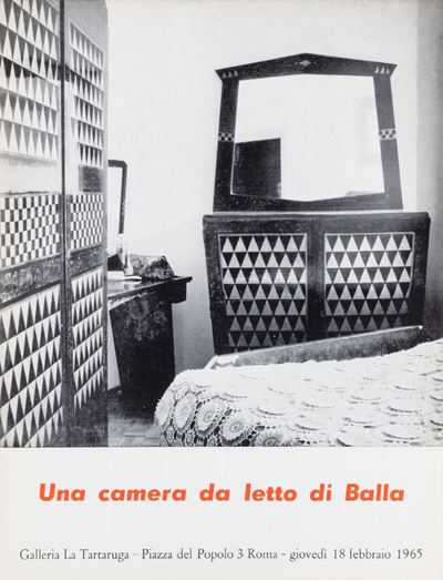 Invito alla mostra 'Una camera da letto' 1965