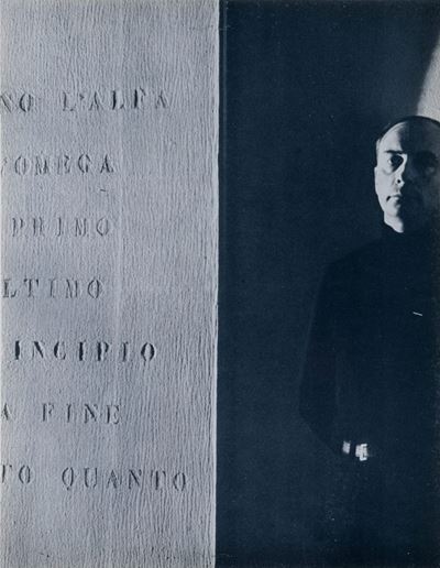 Invito alla mostra 'Ritratto di Eroe', 1971