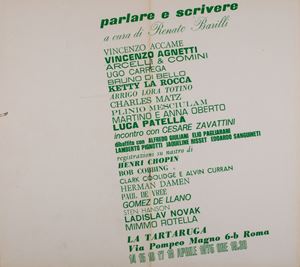 Parlare e scrivere, group exhibition