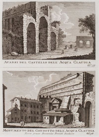 Nuova raccolta di 100 vedutine antiche della città di Roma