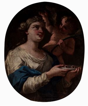 Saint Lucy with an Angel