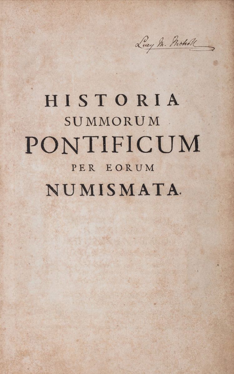 Du Molinet, Claude - Du Molinet, Historia summorum pontificum a Martino V ad Innocentium XI per e...