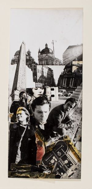 Senza titolo - Doppio autoritratto-Collage