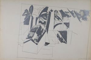 Senza titolo - Obelisco e palme