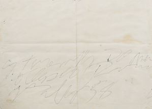 Cy Twombly Colosseo Roma 1958
