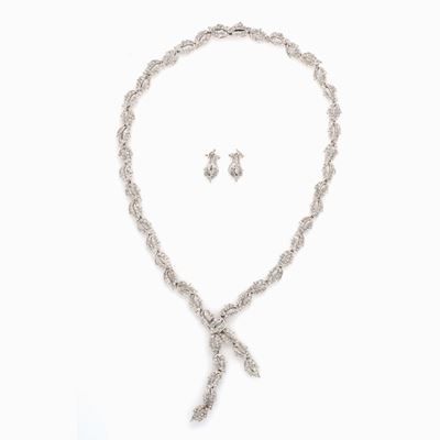 Demi Parure in Oro e Diamanti, Knight C