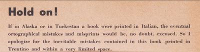So I think, so I paint. Ideologies of an Italian self-made painter, prima edizione 1947