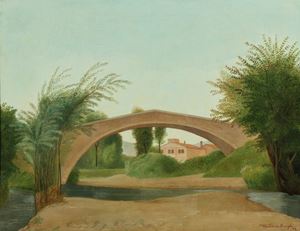 Paesaggio con ponte