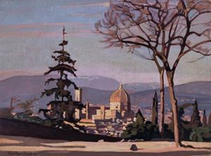 Veduta di Firenze dal giardino di Boboli