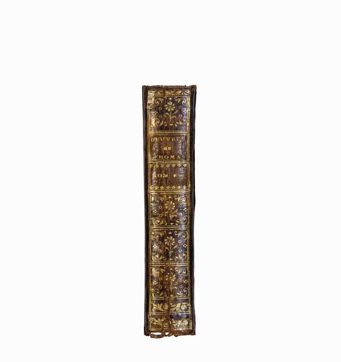 Thomas, Antoine Leonard - Oeuvres, Nouvelle édition, 4 volumi in 12° con Essai sur le caractere, ...