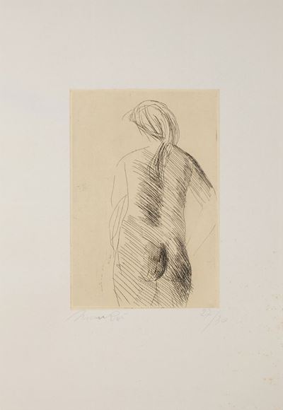 Giacomo Manzù, Morte delle stagioni - Acquaforte, 1967, Tiratura limitata