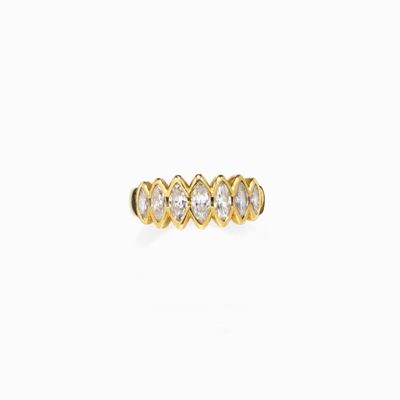 Anello in Oro e Diamanti a Riviére in o
