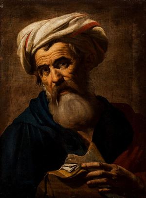 Vecchio saggio con turbante