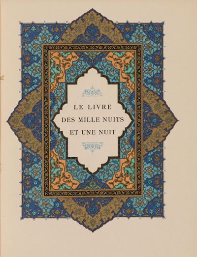 Traduzione di J. C. Mardrus, Le livre des mille nuits et une nuit, tiratura limitata del 1926