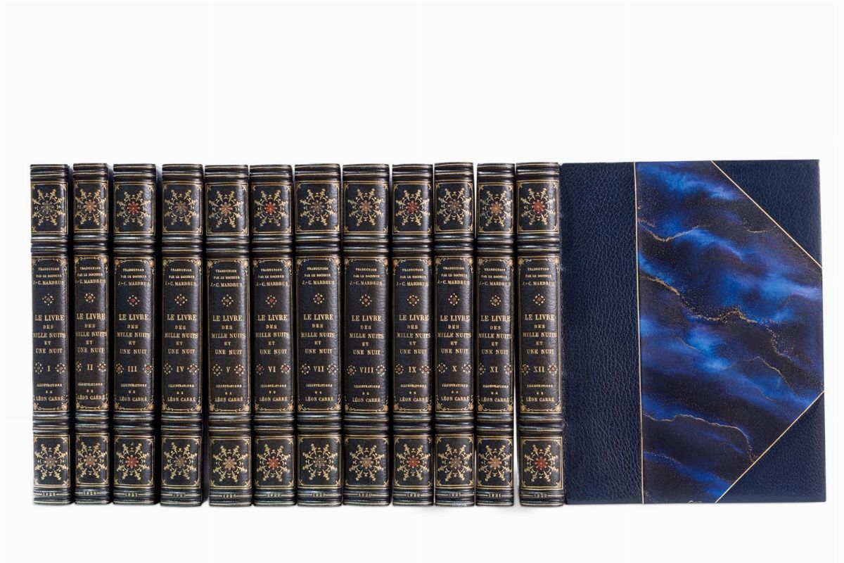 Carrè, Léon - Mardrus, Joseph-charles - Traduzione di J. C. Mardrus, Le livre des mille nuits et ...