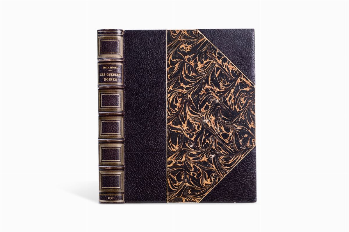 Steinlen, Théophile Alexandre - Morel, Emile - Steinlen, Les Gueules Noires - Edizione limitata d...