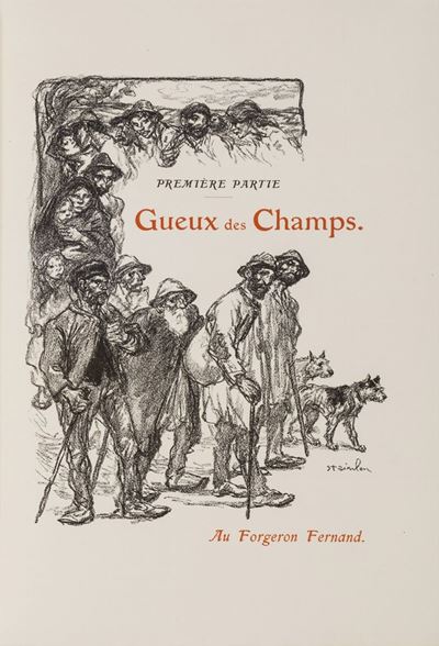 Steinlen, La Chanson des gueux, 1910, edizione limitata di 340 esemplari
