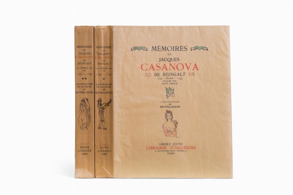 Erotica - Casanova, Giacomo - Casanova, Mémoires de Jacques Casanova de Seingalt, tiratura limita...