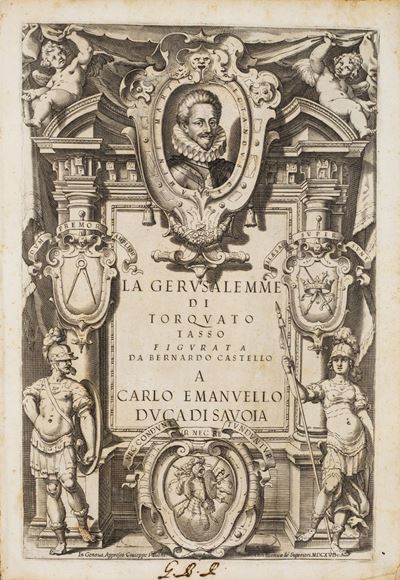 La Gerusalemme liberata con annotazioni di Scipion Gentili e Giulio Guastauini, 1618