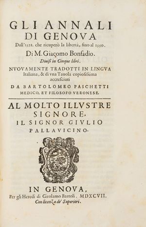 Foglietta, Uberto - Dell' istorie di Genova