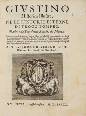 Giustino Historico Illustre, ne le Historie esterne di Trogo Pompeo