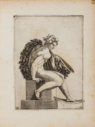 Michelangelo Buonarroti, Suite di incisioni con ritratti e figure degli affreschi della Cappella ...