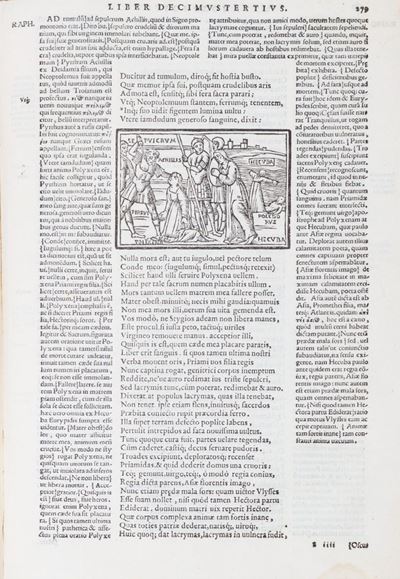 Metamorphoseon libri XV, edizione del 1574 con commento di Raffaele Regio Volterrano