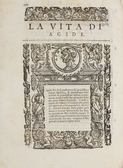 Plutarco (Domenichi, Ludovico), Vite, edizione del 1587 con ritratti incisi