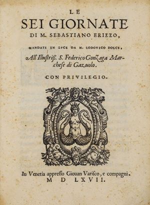 Le sei giornate [...] mandate in luce da m. Lodovico Dolce