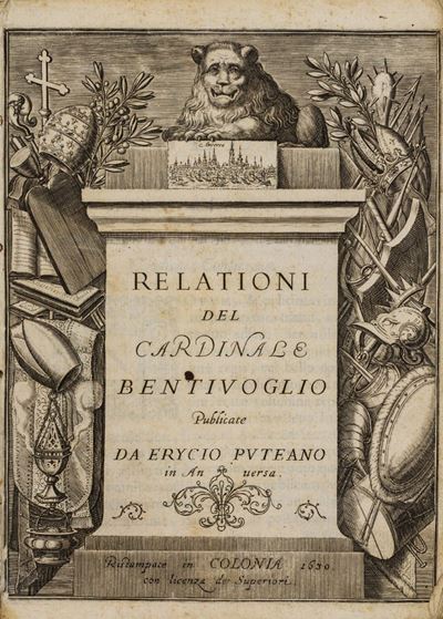 Relationi pubblicate da Erycio Puteano in Anversa