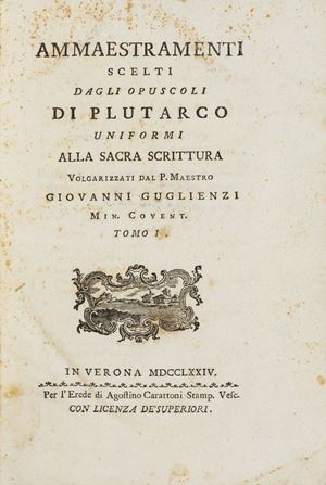 Teachings chosen from Plutarch's pamphlets uniform to sacred writing