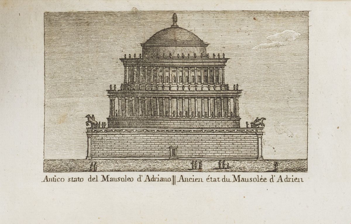 Roma - Vedute - Roma, Vedute antiche e moderne della città di Roma, incisioni di Monaldini e Pial...