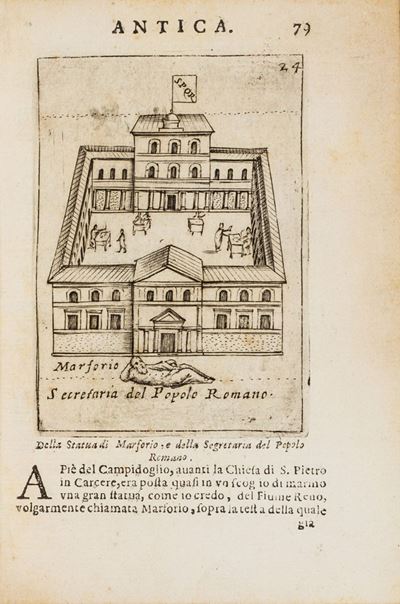 Francesco Moneta, Ritratto di Roma antica, 1645, guida illustrata