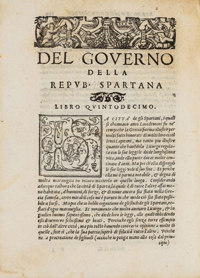 Sansovino, Del governo de regni et delle republiche antiche et moderne, Seconda edizione, 1566